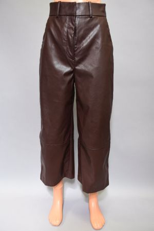 Pantaloni Dama Piele Sintetica H&M